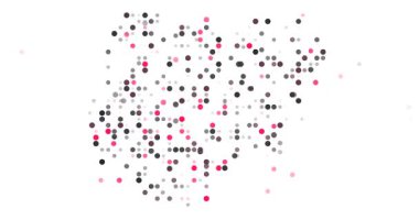 Nijerya Siluetini Kuran Soyut Tasarım