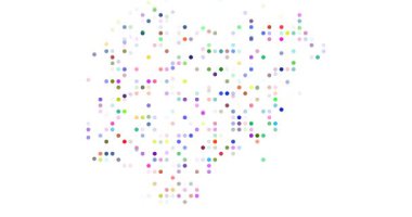 Nijerya Üretken Sanat Parçacığı Silueti