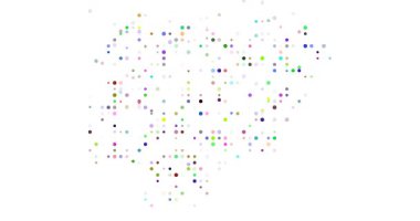 Nijerya Haritası Nokta Bulutlarıyla Ortaya Çıktı