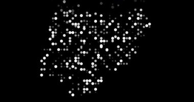 Noktalardan Yapılan Dinamik Nijerya Haritası