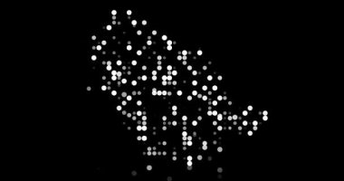 Renkli Desen Ruanda Silueti Oluşturuyor