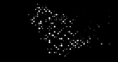 Noktalar üretken sanat Ruanda ülkesi soyut haritası