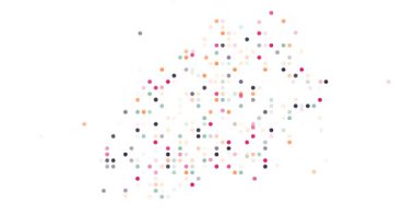 Üretken soyut haritalama Saint Helena Tristan haritası