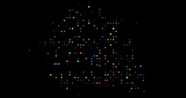 Renkli Desen Senegal Silueti Oluşturuyor