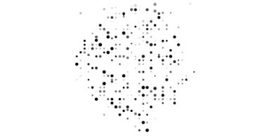 Deneysel Sierra Leone nokta siluet sanatı