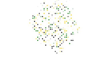 Sierra Leone Siluetini oluşturan Renkli Desen