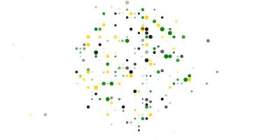 Uçan nokta üretken sanat Sierra Leone haritası