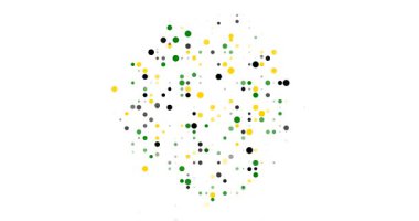 Sembolik Sierra Leone haritası üretken sanat eserleri