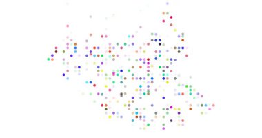 Güney Sudan Haritası Oluşturan Sanatsal Noktalar