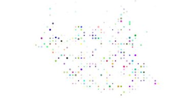 Güney Sudan Taslağı Oluşturan Soyut Parçacıklar