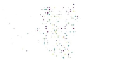 Sudan Haritası Oluşturan Renkli Çemberler