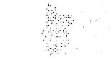 Üretici Hareket Tasarımı Chad Ülke Silueti