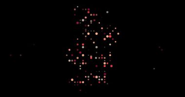 Soyut Uçan Noktalarla Yaratıcı Chad Haritası