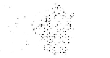 Soyut Noktalı Üretici Svaziland Ülke Haritası