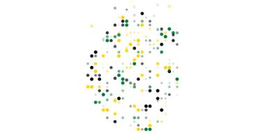 Renkli Çemberler Svaziland Harita Canlandırmasına Düşüyor