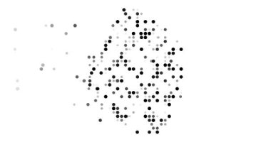 Düşen Çemberlerden Svaziland Haritası Canlı Parçacık Canlandırması