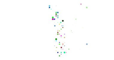 Akan Çember Parçacıkları Togo Harita Şekli Oluşturuyor