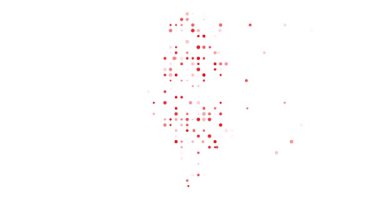 Tunus Siluetinde Görünen Soyut Hareket Tasarım Noktaları