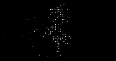 Tunus Haritasını Şekillendiren Parçacıkların Dinamik Üretici Videosu