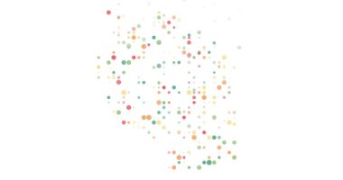 Tanzanya Haritası Oluşturmak İçin Görüntüleme Çemberleri Soyut