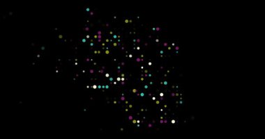 Tanzanya Harita Şeklinde Canlı Canlandırma Çemberleri Girerken ve Soluyorken