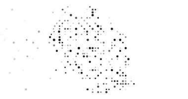 Tanzanya Haritasını Şekillendiren Parçacıkların Dinamik Üretici Videosu