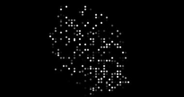 Tanzanya Ülke Silüeti Olarak Renkli Nokta Deseni Ortaya Çıktı