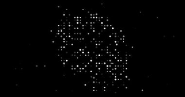 Canlı Parçacık Canlandırma Uçan Çemberlerden Tanzanya Haritası