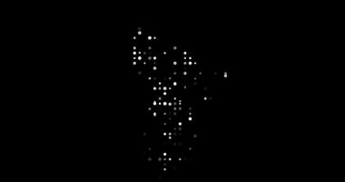 Uçan Renklerin Üretici İllüstrasyonu Mayotte Harita Şekli Oluşturuyor