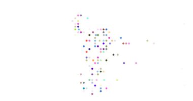 Soyut Çember oluşumu Mayotte Harita Şekli Oluşturuluyor