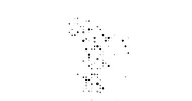 Renkli Çemberler Biçim Mayotte Haritası Canlandırmasına Uçuyor