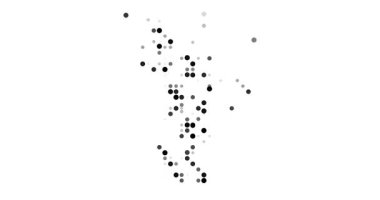 Mayotte Harita Silueti Uçan Noktalardan Yapıldı