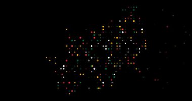 Güney Afrika Çember Haritası Canlandırması