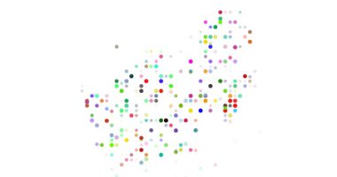 Güney Afrika Modern Dot Animasyonu