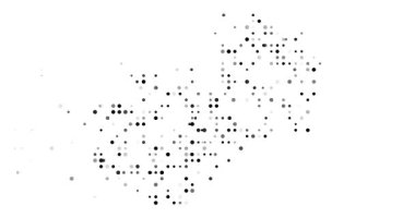 Zambiya Harita Şekline Giren ve Kaybolan Canlı Canlandırma Çemberleri