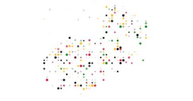 Zambiya Harita Biçimine Üretici Hareket Grafik Uçan Renkler