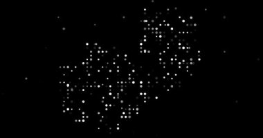 Zambiya Haritasını Şekillendiren Parçacıkların Dinamik Üretici Videosu