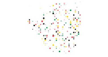 Canlı Parçacık Canlandırması Uçan Dairelerden Zimbabwe Haritası