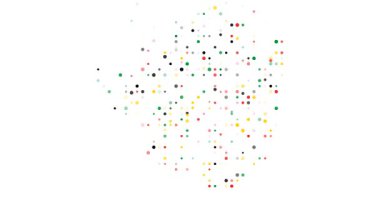 Noktaların Yaratıcı Görüntü Efekti Zimbabve Özeti Girerken ve Kaybolurken