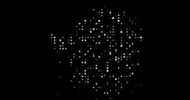 Renkli Nokta Deseni Zimbabwe Ülke Silüeti Canlandırması Olarak Ortaya Çıktı