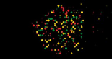 Zimbabve Haritası Oluşturmak İçin Görüntüleme Çemberleri Soyut