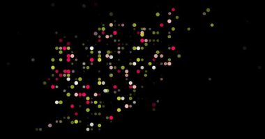 Yüzen Noktalı Afganistan silueti. Afganistan Haritası Şekillendirme Hareketi                  