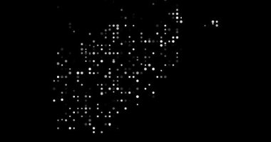 Yüzen Noktalı Afganistan silueti. Afganistan Haritası Şekillendirme Hareketi                  