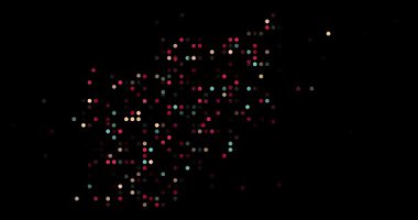 Yüzen Noktalı Afganistan silueti. Afganistan Haritası Şekillendirme Hareketi                  