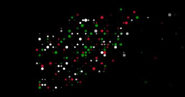 Yüzen Noktalı Afganistan silueti. Afganistan Haritası Şekillendirme Hareketi                  