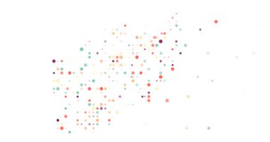 Uçan Noktalardan Minimalist Afganistan Haritası. Parçacıklar tarafından oluşturulan soyut Afganistan Sınırları           