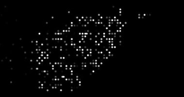 Yüzen Noktalı Afganistan silueti. Afganistan Haritası Şekillendirme Hareketi                  