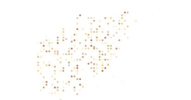 Uçan Noktalardan Minimalist Afganistan Haritası. Parçacıklar tarafından oluşturulan soyut Afganistan Sınırları           