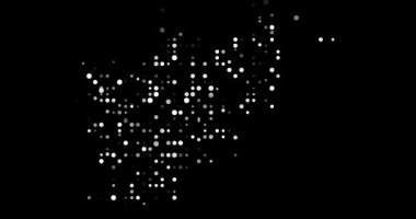 Yüzen Noktalı Afganistan silueti. Afganistan Haritası Şekillendirme Hareketi                  