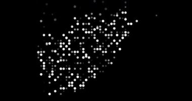 Yüzen Noktalı Afganistan silueti. Afganistan Haritası Şekillendirme Hareketi                  